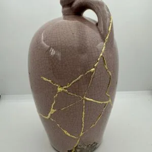 Kintsugi Urn ~ Ceremonial Rose