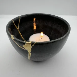 Kintsugi Schaaltje zwart III