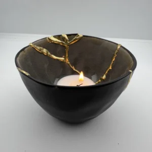 Kintsugi Schaaltje zwart I
