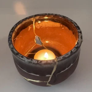 Kintsugi Sfeerlicht - bruin-grijs