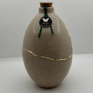 Kintsugi Urn ~ Ovale Sand Craquelé Design