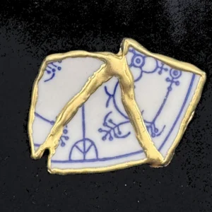 Kintsugi Pin | Blossom Blue 1