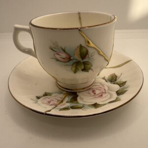 Kintsugi Couple Cup ~ Pink Rose
