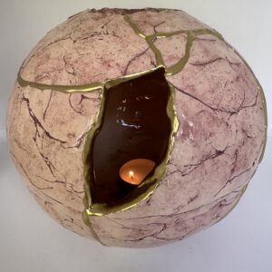 Kintsugi sfeerlicht ~ Pink Blossom