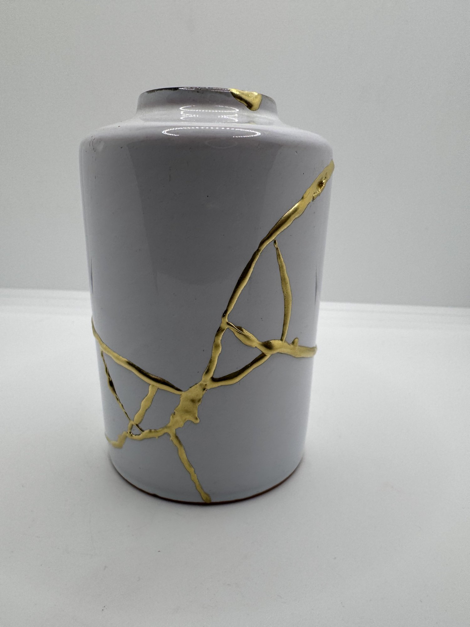 Kintsugi vaas ~ Paris White
