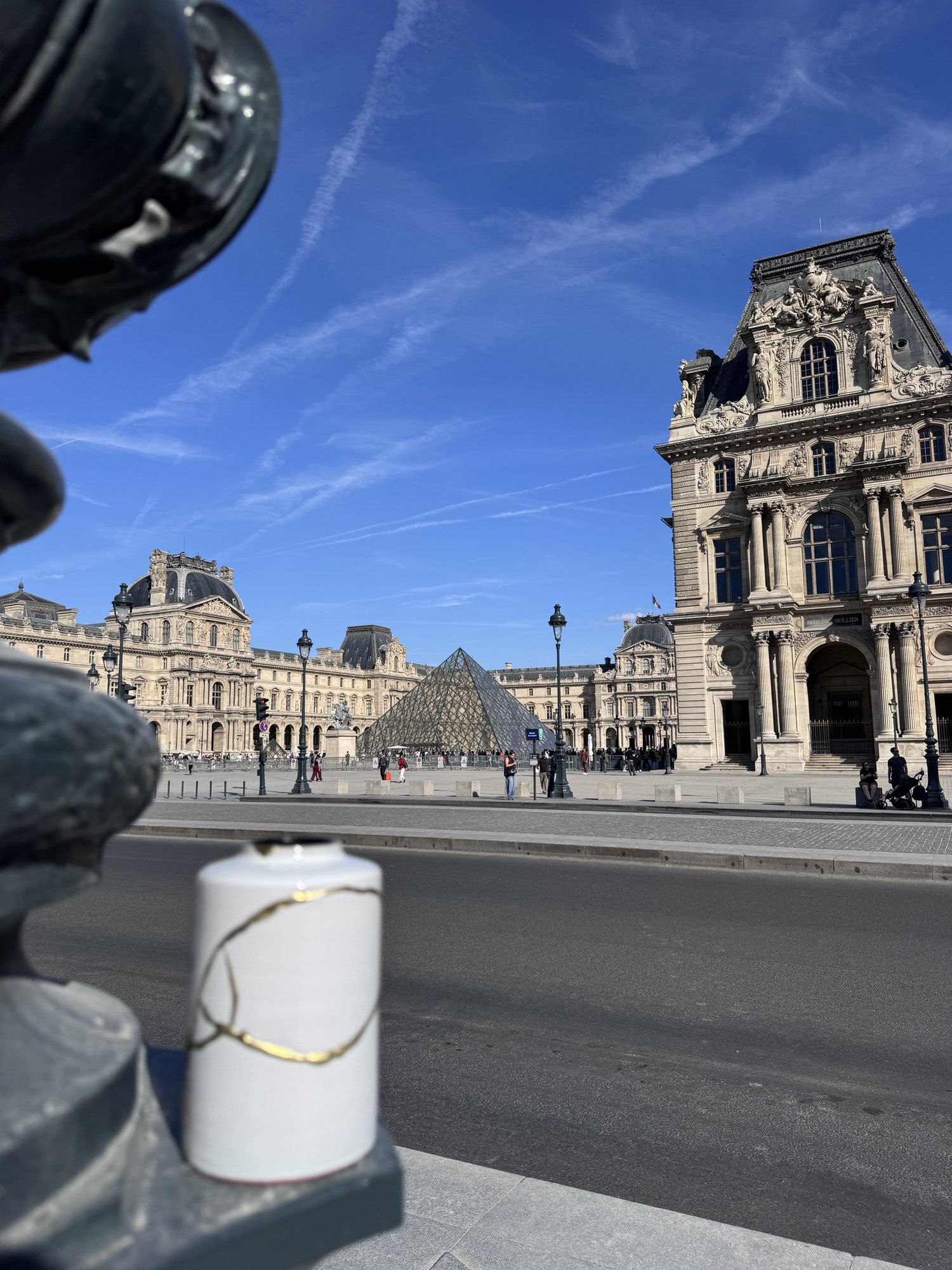 Kintsugi vaas ~ Paris White - Afbeelding 3